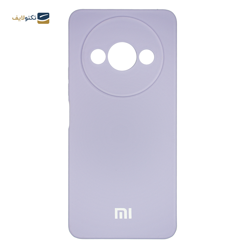 قاب گوشی شیائومی Redmi A3 مدل سیلیکونی محافظ لنزدار - Silicone lens protector Cover for Xiaomi Redmi A3