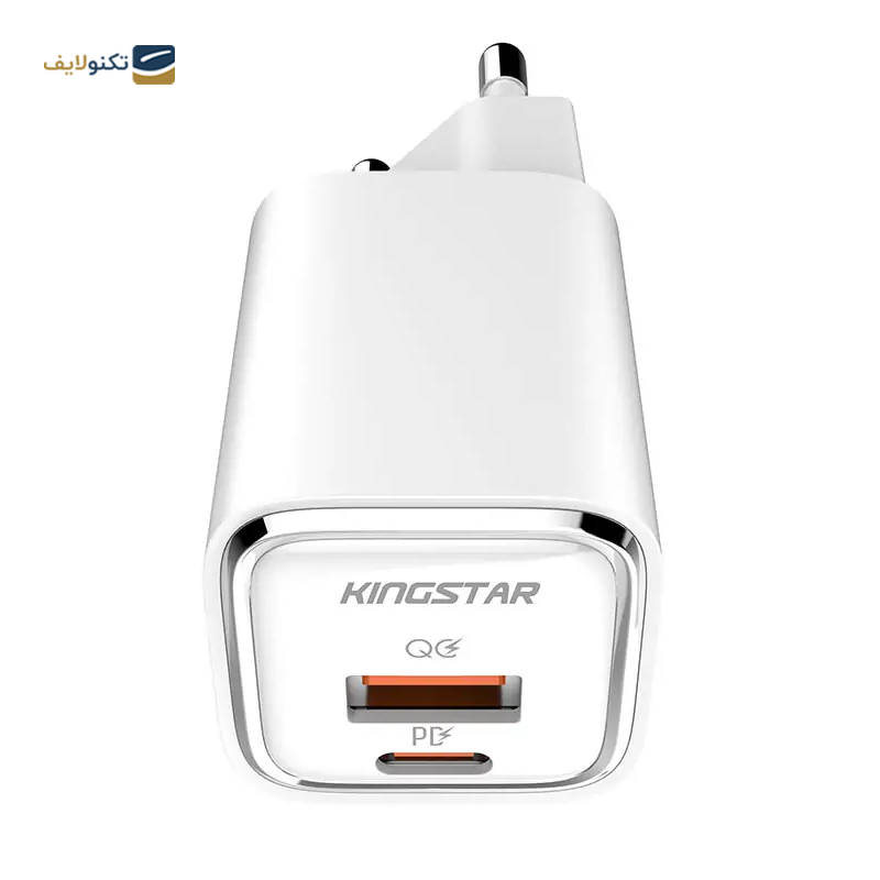 شارژر دیواری کینگ استار مدل KW180PD توان 30 وات به همراه کابل تایپ سی - KingStar KW180PD Wall Charger