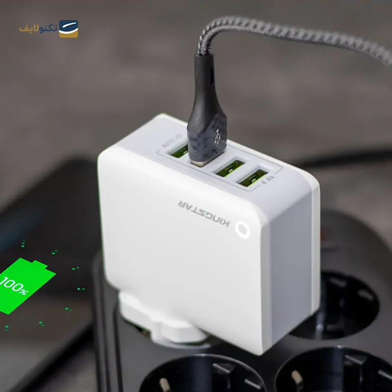 شارژر دیواری کینگ استار مدل KW169 توان 22 وات - KingStar KW169 Wall Charger