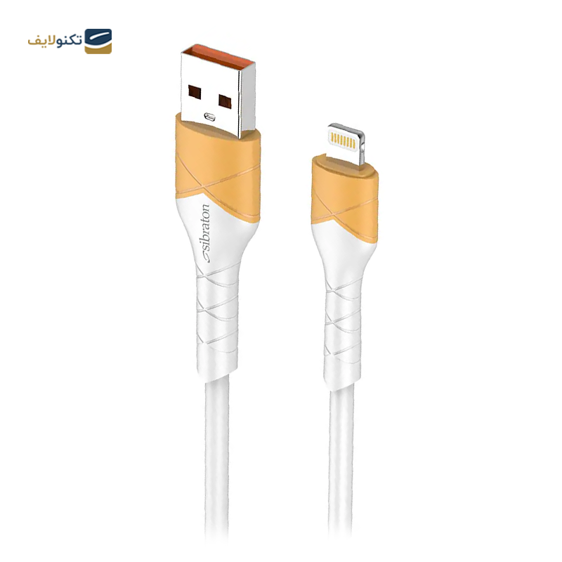 کابل لایتنینگ سیبراتون مدل S403 i طول 1 متر - Sibraton S403 i Lightning to USB Cable 1m