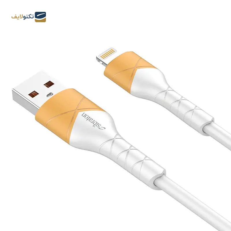 کابل لایتنینگ سیبراتون مدل S403 i طول 1 متر - Sibraton S403 i Lightning to USB Cable 1m