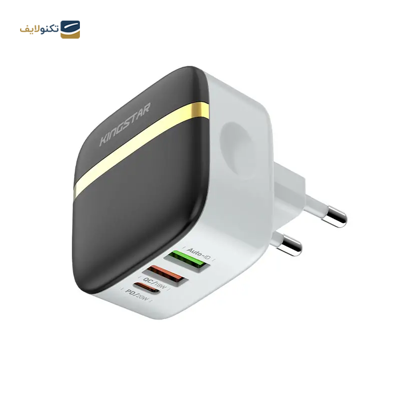 شارژر دیواری کینگ استار مدل KW196PD توان 32 وات - KingStar KW196PD Wall Charger