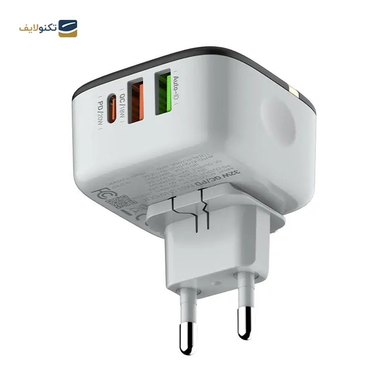 شارژر دیواری کینگ استار مدل KW196PD توان 32 وات - KingStar KW196PD Wall Charger