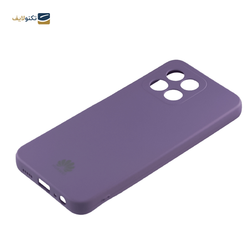 قاب گوشی آنر X6a مدل سیلیکونی محافظ لنزدار - Silicone lens protector Cover For Honor X6a