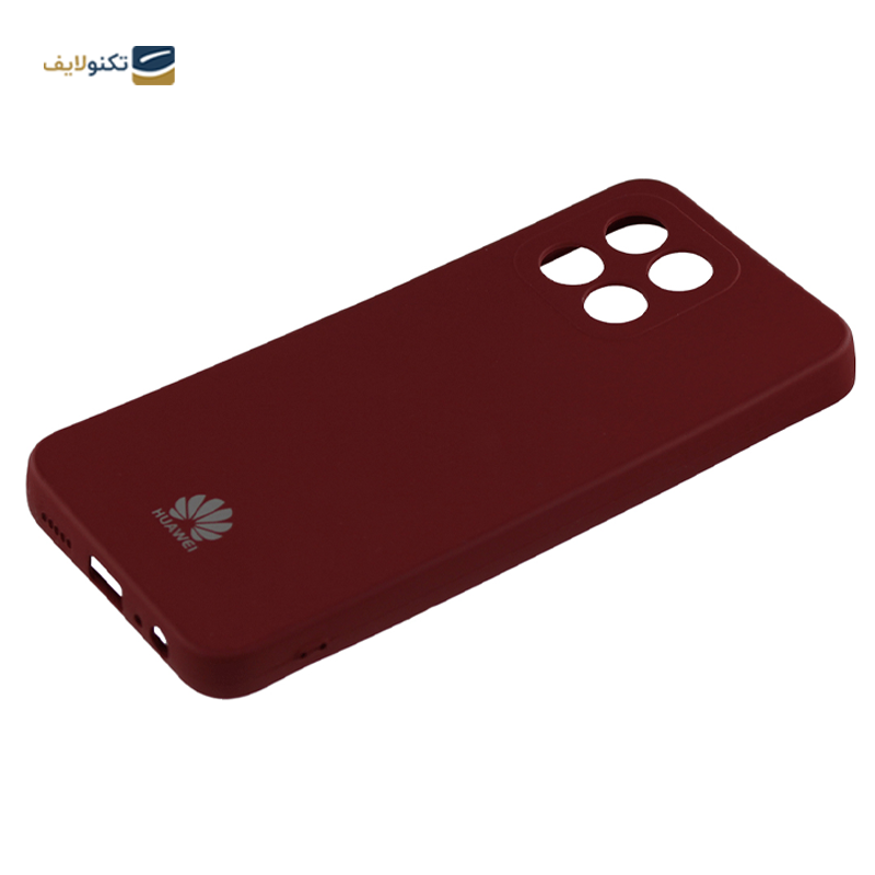 قاب گوشی آنر X6a مدل سیلیکونی محافظ لنزدار - Silicone lens protector Cover For Honor X6a