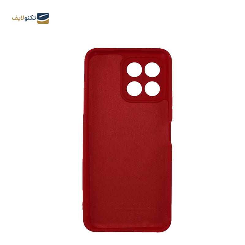 قاب گوشی آنر X6a مدل سیلیکونی محافظ لنزدار - Silicone lens protector Cover For Honor X6a