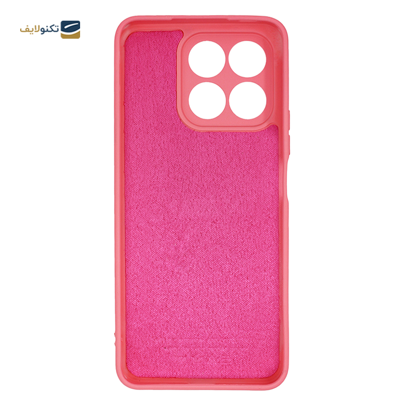 قاب گوشی آنر X6a مدل سیلیکونی محافظ لنزدار - Silicone lens protector Cover For Honor X6a