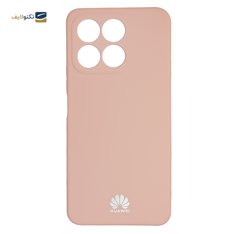 قاب گوشی آنر X6a مدل سیلیکونی محافظ لنزدار - Silicone lens protector Cover For Honor X6a