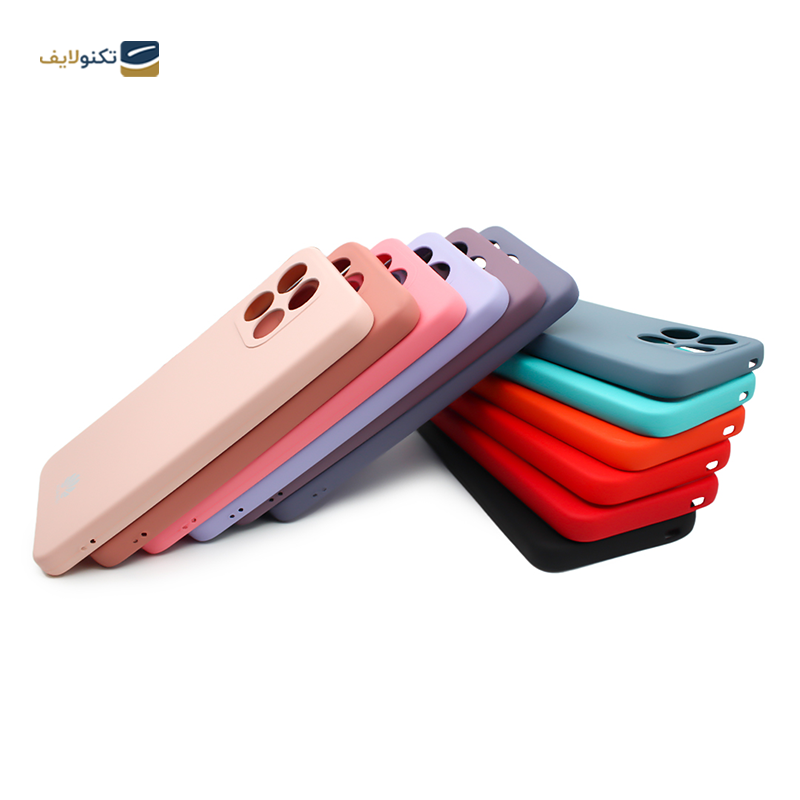 قاب گوشی آنر X6a مدل سیلیکونی محافظ لنزدار - Silicone lens protector Cover For Honor X6a