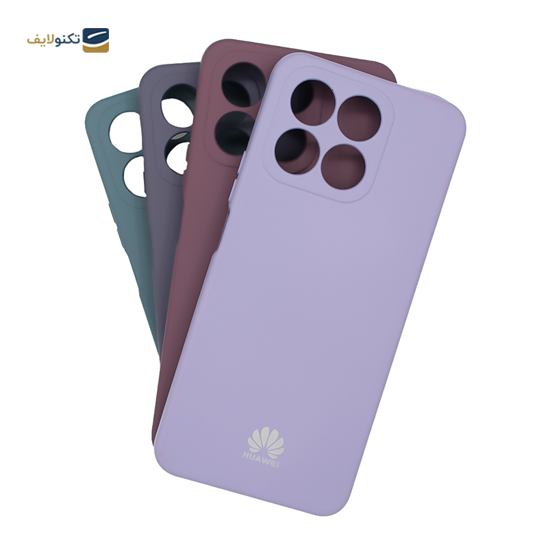 قاب گوشی آنر X6a مدل سیلیکونی محافظ لنزدار - Silicone lens protector Cover For Honor X6a