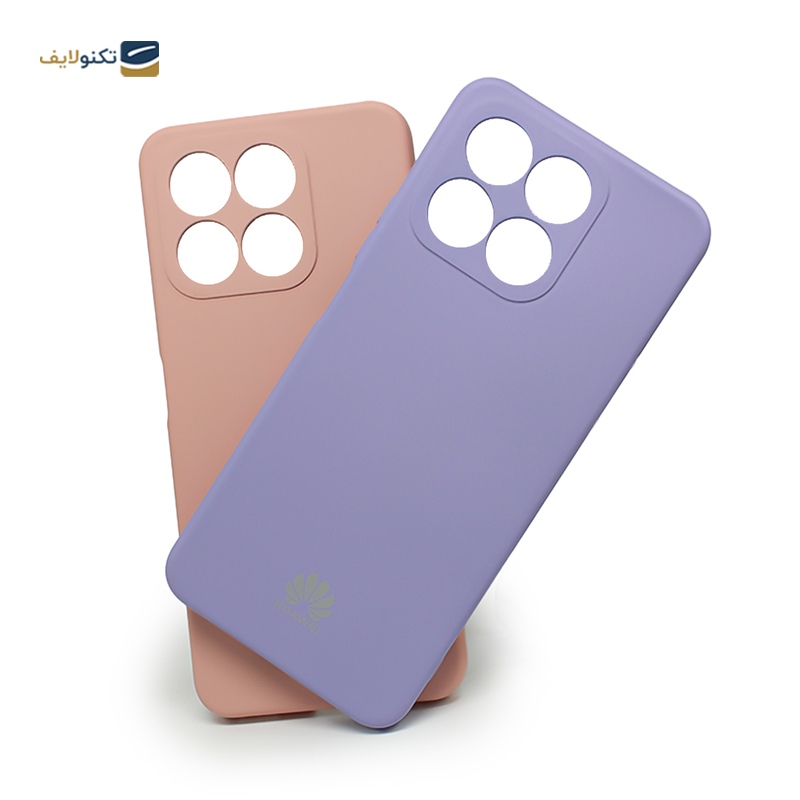 قاب گوشی آنر X6a مدل سیلیکونی محافظ لنزدار - Silicone lens protector Cover For Honor X6a