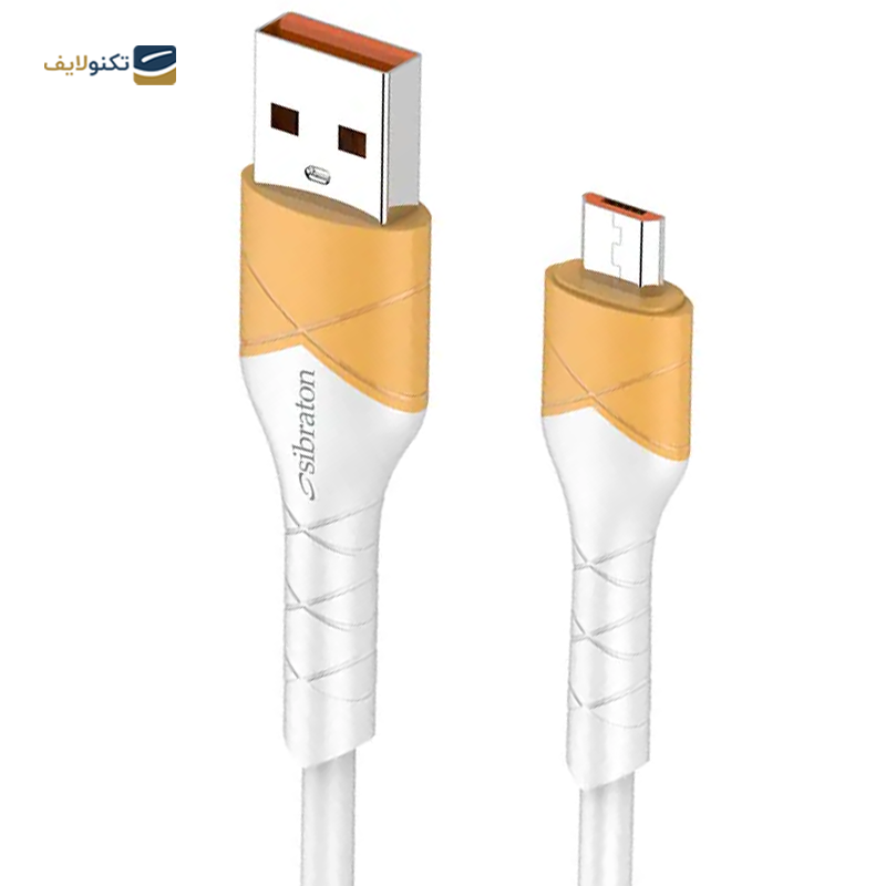 کابل میکرو یو اس بی سیبراتون مدل S403 A طول 1 متر - Sibraton S403 A MicroUSB to USB Cable 1m