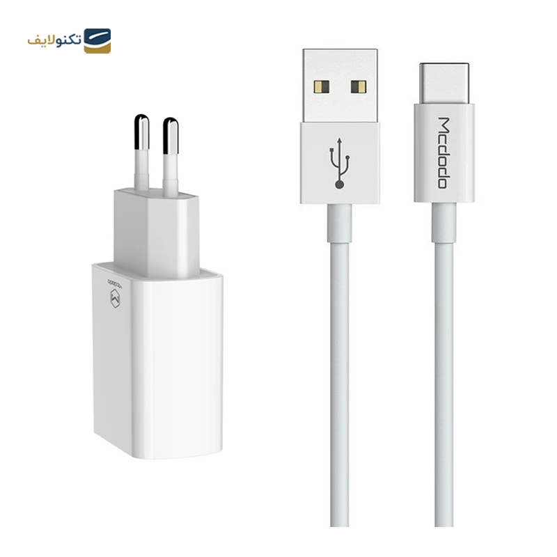 شارژر دیواری مک دودو مدل CH-6721 توان 12 وات به همراه کابل تایپ سی - Mcdodo CH-6721 Wall Charger