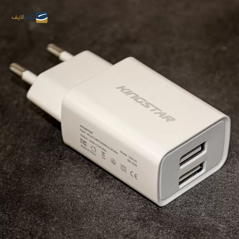 شارژر دیواری کینگ استار مدل KW132 توان 10 وات - KingStar KW132 Wall Charger