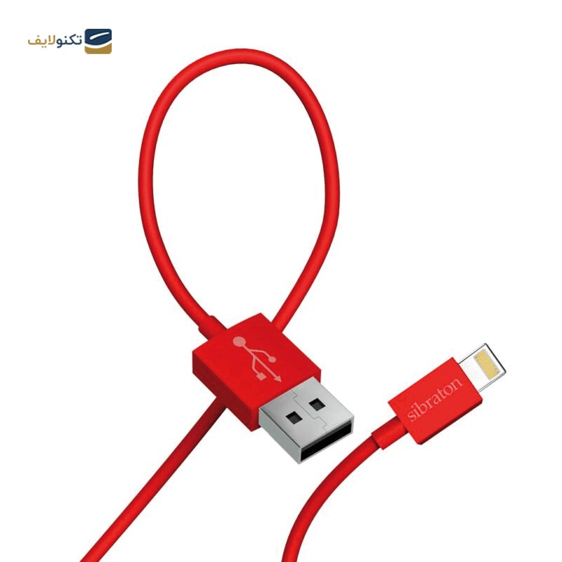 کابل لایتنینگ سیبراتون مدل S209i طول 1.1 متر - Sibraton S209i USB to Lightning cable 1.1m