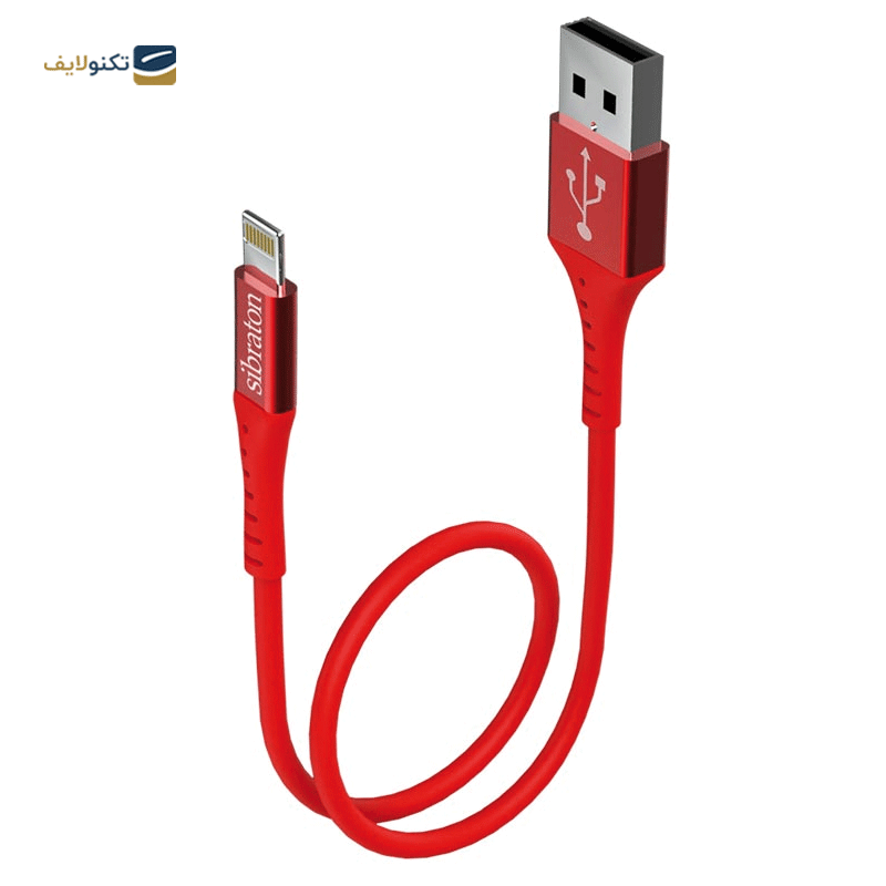 کابل لایتنینگ سیبراتون مدل S125i طول 0.25 متر - Sibraton S125i USB to Lightning cable 0.25m