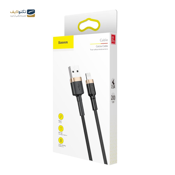 کابل لایتنینگ باسئوس مدل CALKLF-CV1 Cafule Cable طول 2 متر - CALKLF-CV1 Cafule Cable