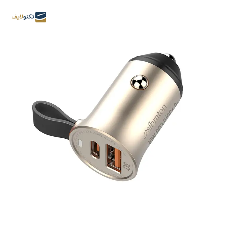 شارژر فندکی سیبراتون مدل S-C3230PD توان 30 وات - Sibraton S-C3230PD Wall Charger