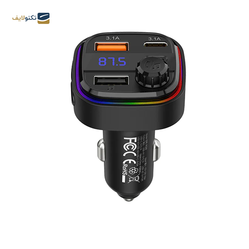 شارژر فندکی رسی مدل RQ08 توان 30 وات - Recci RQ08 Car Charger 30W