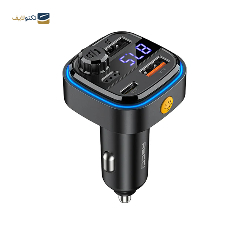 شارژر فندکی رسی مدل RQ08 توان 30 وات - Recci RQ08 Car Charger 30W