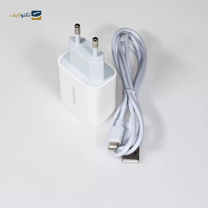 شارژر دیواری کینگ استار مدل KW141i توان 18 وات به همراه کابل Lightning - KingStar KW141i Wall Charger