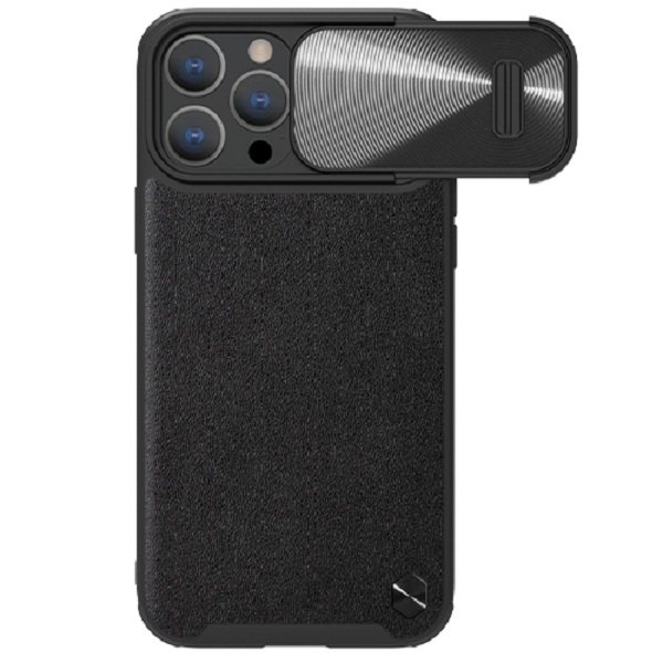 کاور گوشی اپل iPhone 14 Pro نیلکین مدل CamShield Leather S Case - Nillkin CamShield Leather S Case Cover for iPhone 14 Pro