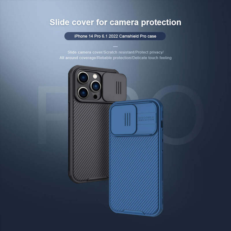 کاور گوشی اپل iPhone 14 Pro نیلکین مدل Camshield Pro - Nillkin Camshield Pro Case Cover for iPhone 14 Pro