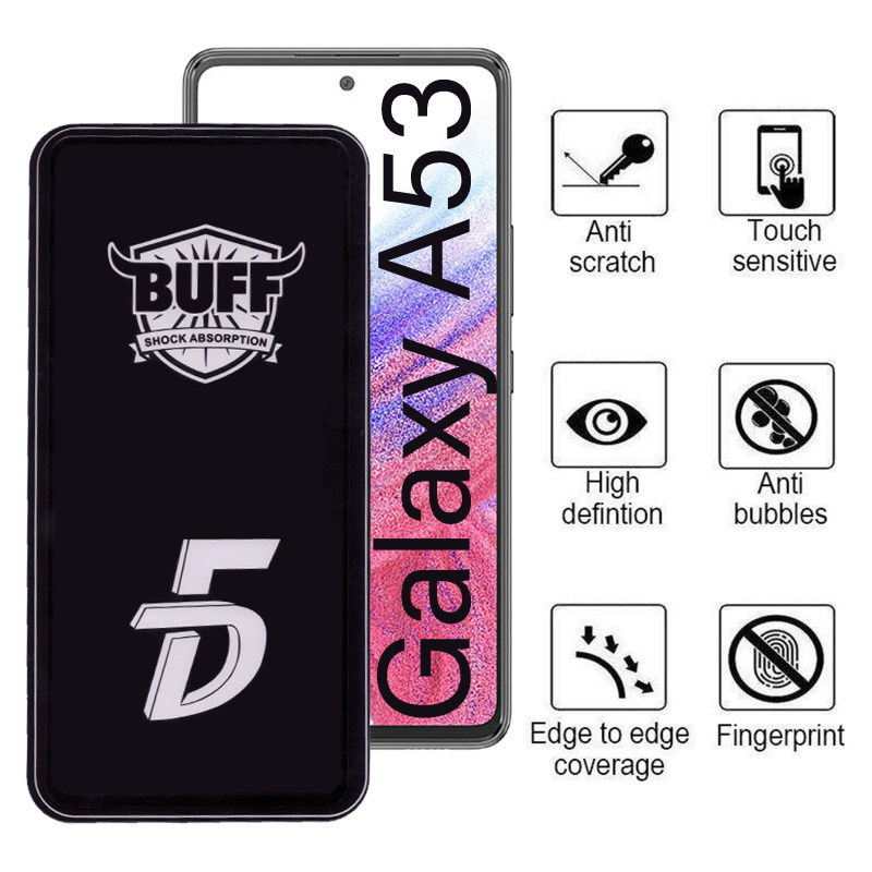 گلس گوشی سامسونگ Galaxy A53 بوف 5D مدل F33 - Buff F33 Galaxy A53 Glass Screen Protector