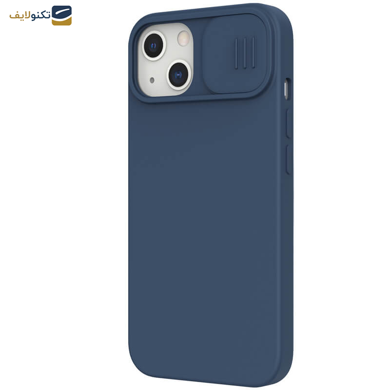 کاور گوشی موبایل اپل iPhone 13 نیلکین مدل CamShield Silky Magnetic Silicon - 
