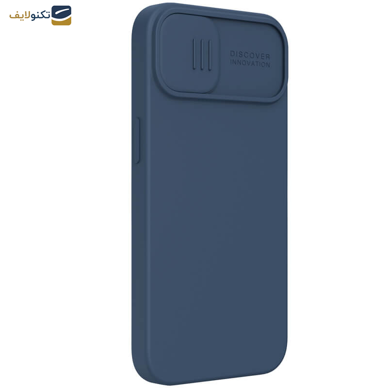 کاور گوشی موبایل اپل iPhone 13 نیلکین مدل CamShield Silky Magnetic Silicon - 