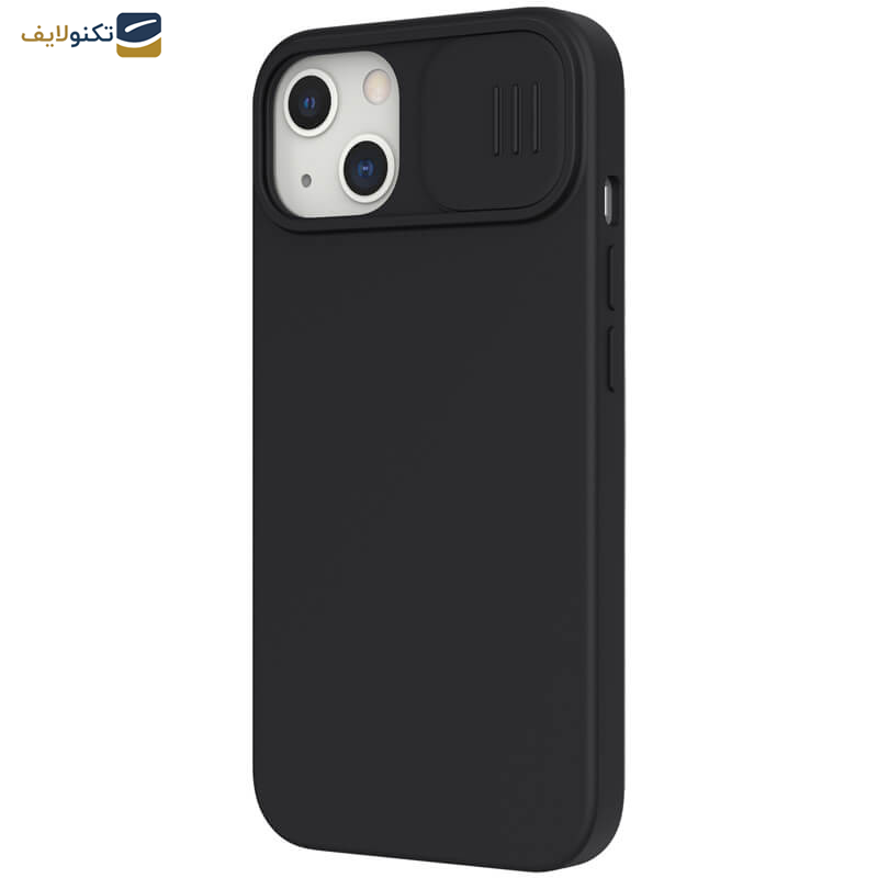 کاور گوشی موبایل اپل iPhone 13 نیلکین مدل CamShield Silky Magnetic Silicon - 