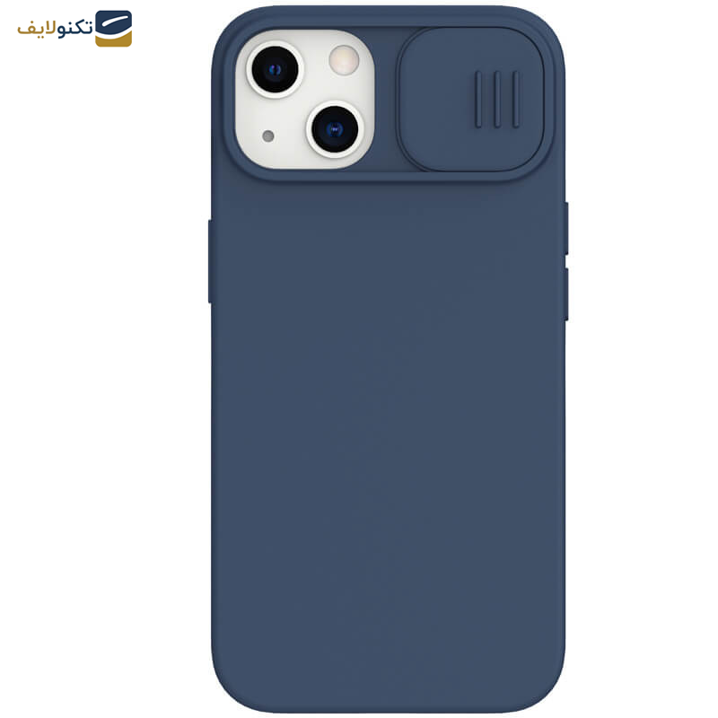کاور گوشی موبایل اپل iPhone 13 نیلکین مدل CamShield Silky Magnetic Silicon - 