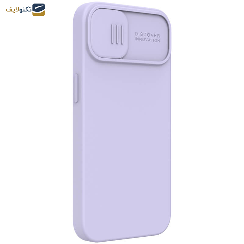 کاور گوشی موبایل اپل iPhone 13 نیلکین مدل CamShield Silky Magnetic Silicon - 