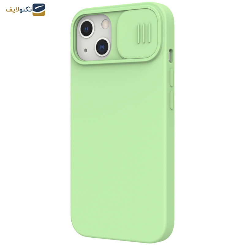 کاور گوشی موبایل اپل iPhone 13 نیلکین مدل CamShield Silky Magnetic Silicon - 