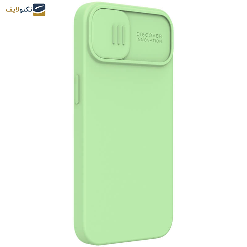 کاور گوشی موبایل اپل iPhone 13 نیلکین مدل CamShield Silky Magnetic Silicon - 