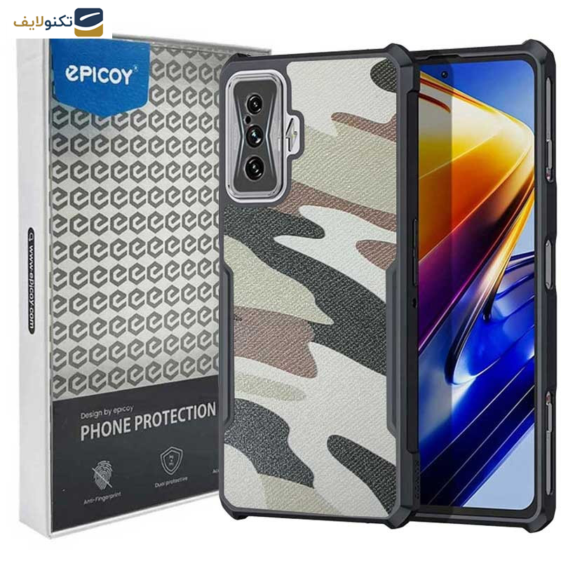 کاور گوشی شیائومی Redmi K50 Gaming -  پوکو  F4 GT اپیکوی مدل Xundd Camouflage - Epicoy Xundd Camouflage Cover For Xiaomi Poco F4 GT- Redmi K50 Gaming