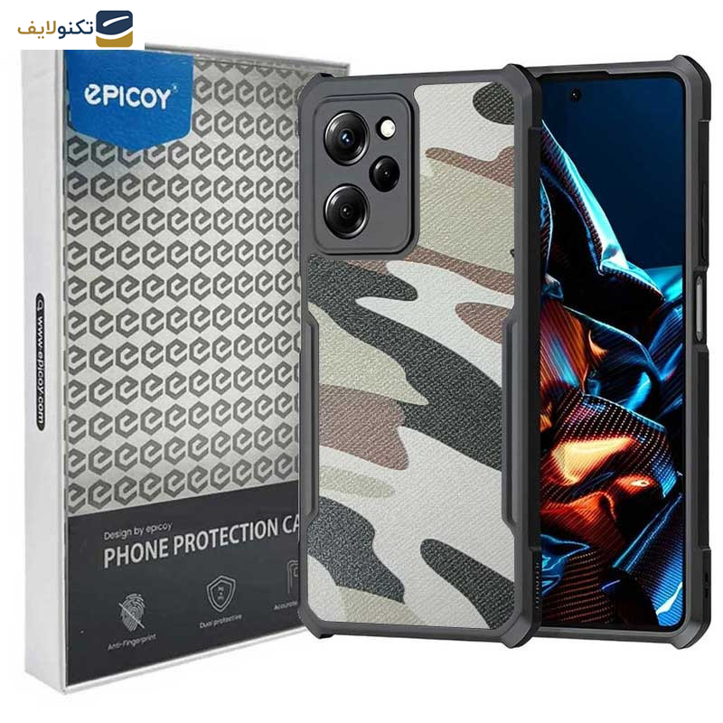 کاور گوشی پوکو شیائومی X5 Pro 5G اپیکوی مدل Xundd Camouflage - Epicoy Xundd Camouflage Cover For Poco X5 Pro 5G