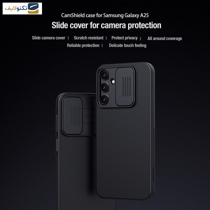 کاور گوشی سامسونگ Galaxy A25 5G نیلکین مدل CamShield - Nillkin CamShield cover case for Samsung Galaxy A25 5G