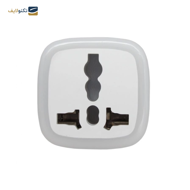 شارژر دیواری سامسونگ 25 وات مدل EP-TA800 به همراه تبدیل 3 به 2 هادرون مدل A10-1 چراغدار - Samsung EP-TA800 3 Pin Charger 25 Watt with Hadron Adapter Plug
