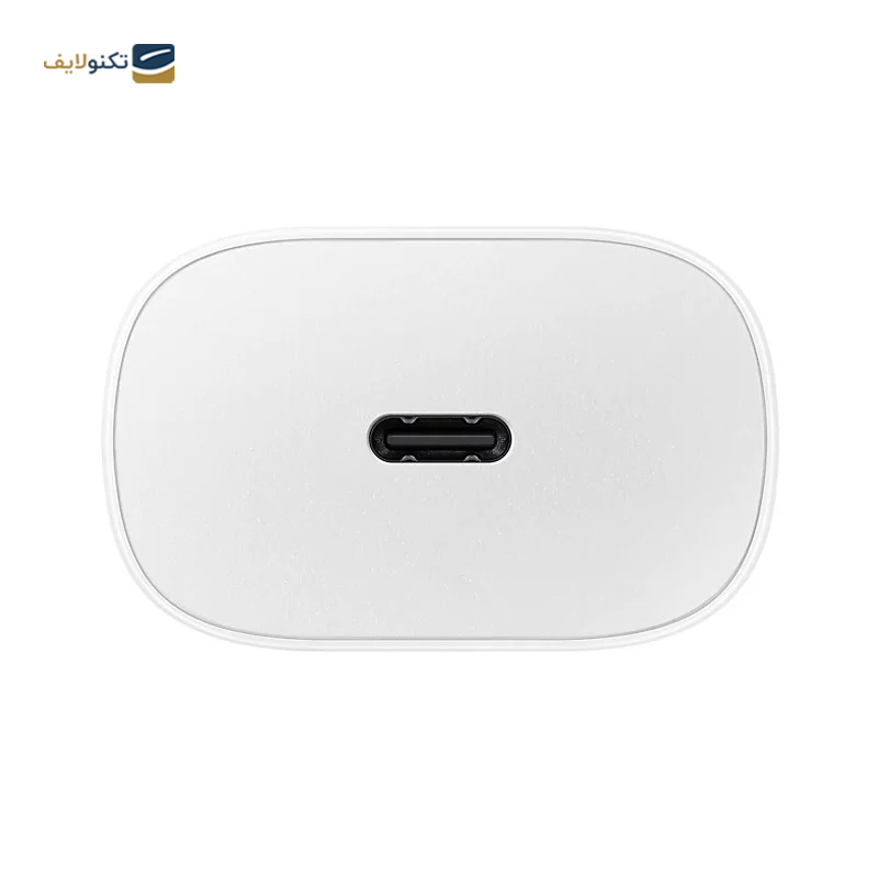 شارژر دیواری سامسونگ 25 وات مدل EP-TA800 به همراه تبدیل 3 به 2 هادرون مدل A10-1 چراغدار - Samsung EP-TA800 3 Pin Charger 25 Watt with Hadron Adapter Plug