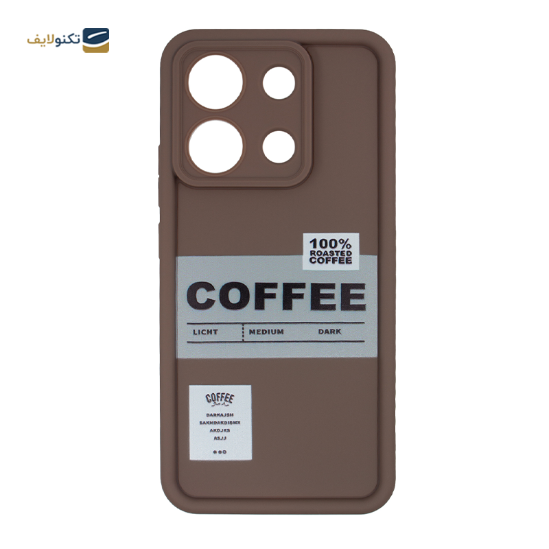 قاب گوشی شیائومی Redmi Note 13 مدل Solid Coffee - Solid Coffee Xiaomi Redmi Note 13 4G Phone Cover