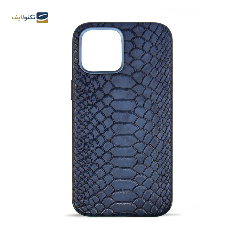 قاب گوشی اپل iPhone 15 Pro Max مک کوی مدل Snake Skin چرمی - MacCoy Leather Snake Skin Cover for Apple iPhone 15 Pro Max