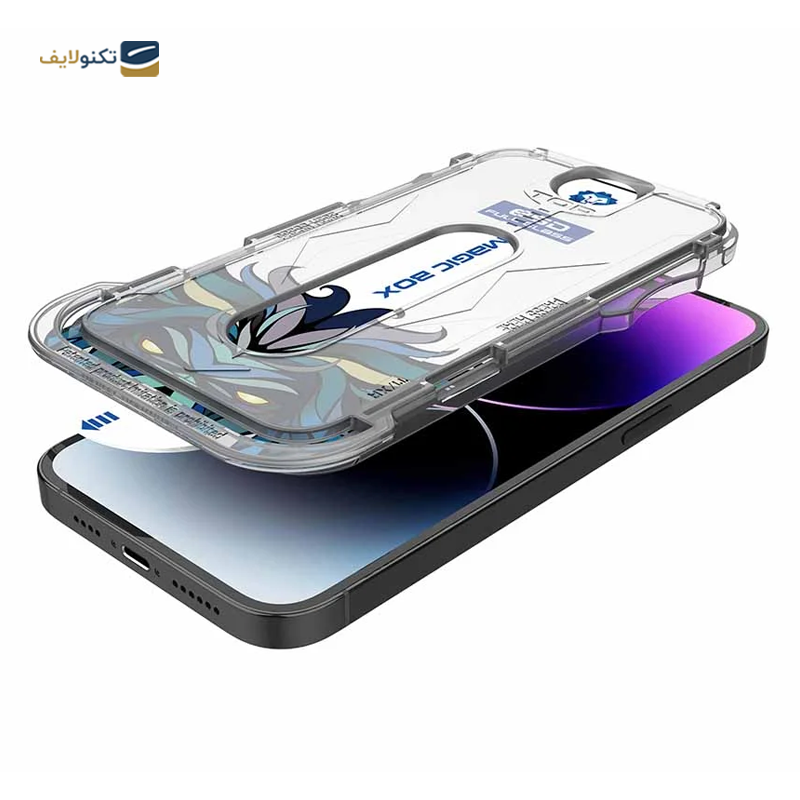 گلس گوشی اپل iPhone 13 Pro لیتوو مدل D+ Tools Magic Glass Box به همراه کیت نصب - Lito D+ Tools Magic Glass Box Screen Protector for iPhone 13 Pro