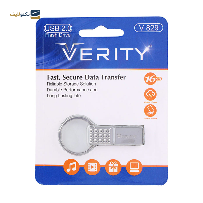 فلش مموری وریتی مدل V829 ظرفیت 16 گیگابایت - Verity V829 16GB Flash Memory