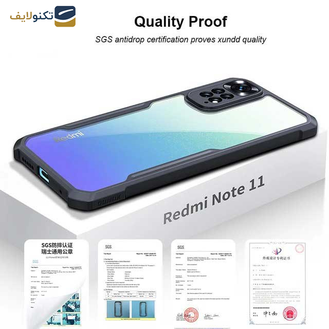 کاور گوشی اپیکوی شیائومی Redmi Note 12 Pro 4G - Note 11 Pro 4G مدل Xundd Beatle - Epicoy Xundd Beatle Case For Xiaomi Redmi Note 12 Pro 4G - Note 11 Pro 4G