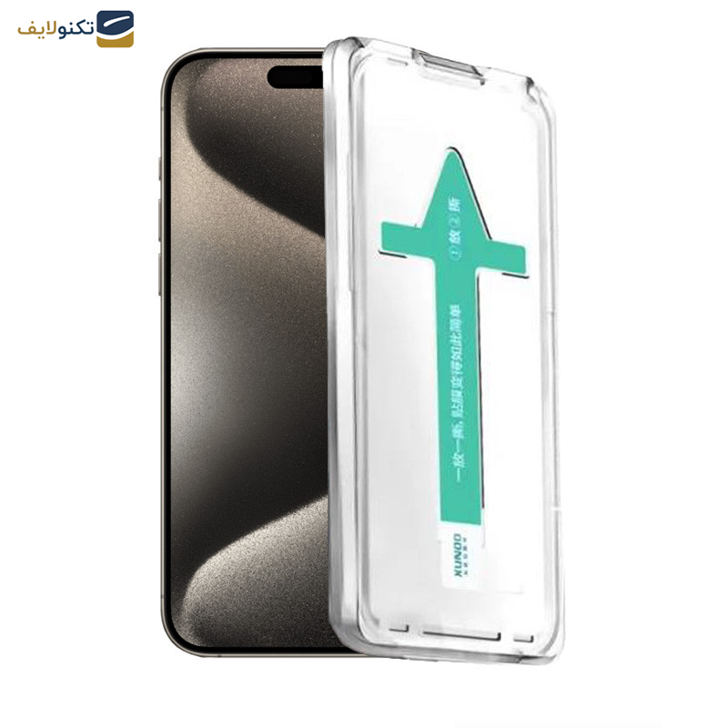 گلس گوشی اپل iPhone 15 Pro Max اپیکوی مدل Xundd Axe Easy install  - Epicoy Xundd Axe Easy instal Glass Screen Protector For Apple iPhone 15 Pro Max
