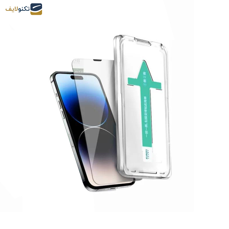 گلس گوشی اپل iPhone 15 Pro Max اپیکوی مدل Xundd Axe Easy install  - Epicoy Xundd Axe Easy instal Glass Screen Protector For Apple iPhone 15 Pro Max