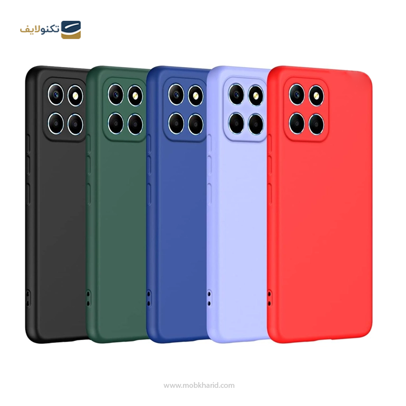 کاور گوشی آنر X8B مدل سیلیکونی محافظ لنزدار - Silicone lens protector Cover For Honor X8B