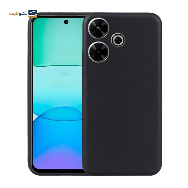 کاور گوشی شیائومی Redmi 13 مدل سیلیکونی محافظ لنزدار  - Silicone lens protector Cover For Xiaomi Redmi 13