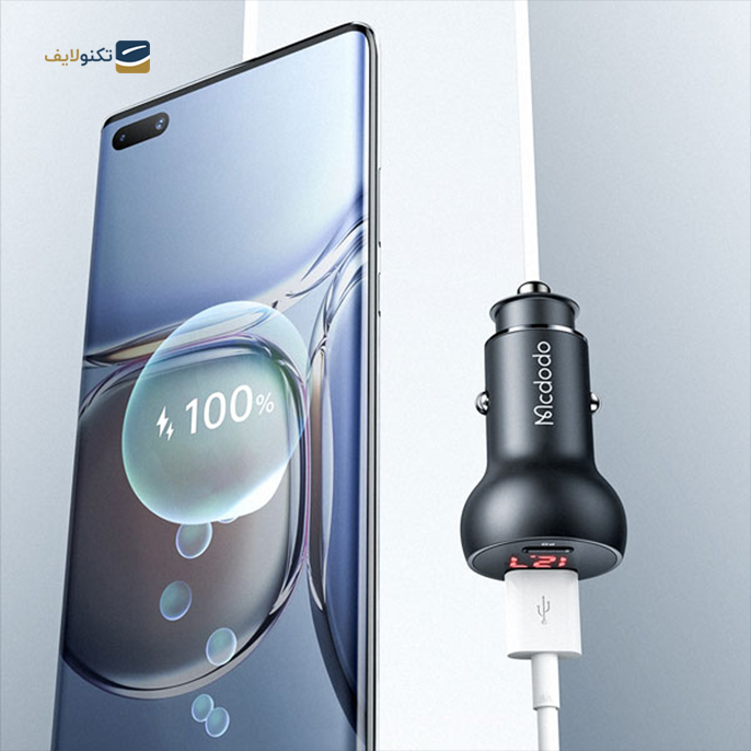  شارژر فندکی  مک دودو مدل CC-7030 توان 45 وات - Mcdodo CC-7030 45W Car Charger